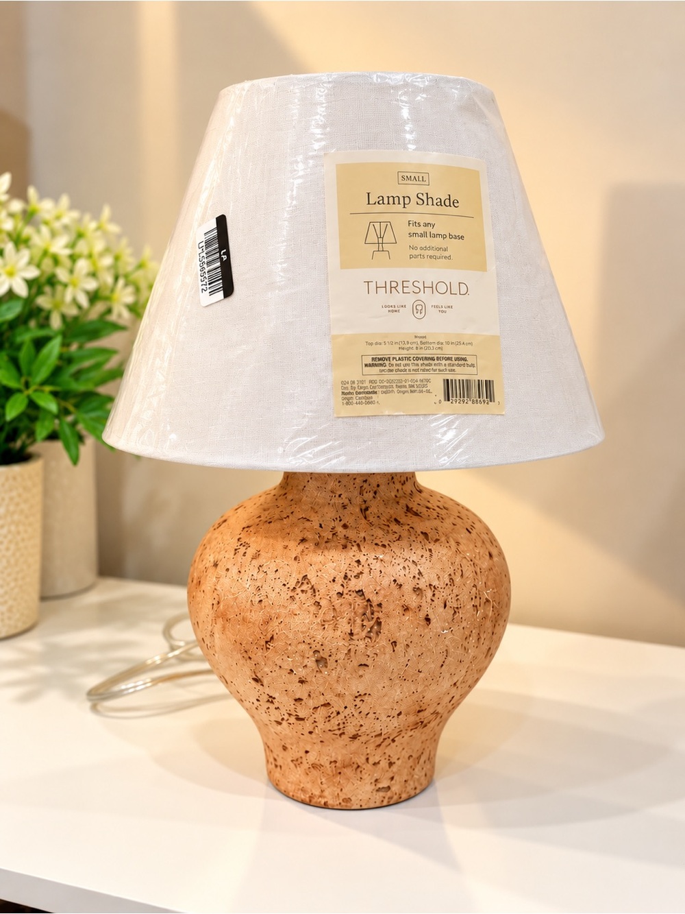 Beige Stone Lamp Base - Threshold™ designed with Studio McGee